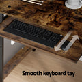 Artiss Computer Desk 120CM Brown Home Office Laptop Study Table