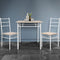 Artiss Dining Table Chairs Set 3 Seater Oak