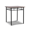 Artiss Dining Table Chairs Set for 3 Walnut
