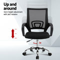 Artiss Foldable Computer Desk Office Chair Set Black Study Table