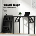 Artiss Foldable Computer Desk 80cm Black