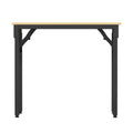 Artiss Computer Desk With Bookshelf Storage Oak 120cm