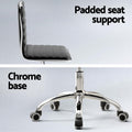 Artiss Computer Desk Office Chair PU Leather Black Foldable Study Set