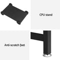 Artiss L-Shape Computer Desk 147CM CPU Stand Black