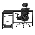 Artiss L-Shape Corner Computer Desk Ergonomic Office Chair Mesh