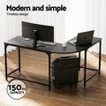 Artiss L-Shape Corner Computer Desk Ergonomic Office Chair Mesh