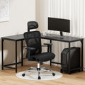 Artiss L-Shape Corner Computer Desk Ergonomic Office Chair Mesh
