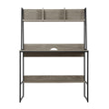 Artiss Computer Desk with Bookshelf Storage Grey 100cm