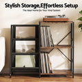 Artiss Record Player Stand with 3-Tier Vinyl Record Storage Turntable Stand