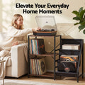 Artiss Record Player Stand with 3-Tier Vinyl Record Storage Turntable Stand