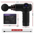 Everfit Massage Gun 8 Speed 4 Heads Vibration Muscle Massager Black