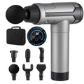 Everfit Massage Gun 30 Speed 6 Heads Muscle Massager Black
