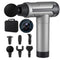 Everfit Massage Gun 30 Speed 6 Heads Muscle Massager Black