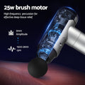 Everfit Massage Gun 30 Speed 6 Heads Muscle Massager Black