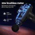 Everfit Massage Gun 30 Speed 8 Heads Muscle Massager Rechargeable