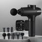 Everfit Massage Gun 30 Speed 8 Heads Vibration Muscle Massager Chargeable Black