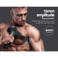 Everfit Massage Gun 30 Speed 6 Heads Muscle Massager Grey