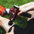 Everfit Massage Gun 30 Speed 6 Heads Vibration Muscle Massager Red