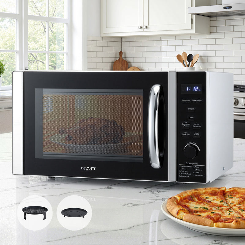 Devanti 30L Air Fryer Microwave Oven Convection Grill