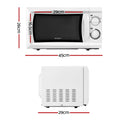 Devanti 20L Microwave Oven 800W White