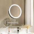 Embellir 10X Magnifying Extendable Makeup Mirror Double-Sided Silver