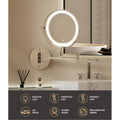Embellir 10X Magnifying Extendable Makeup Mirror Double-Sided Silver
