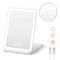 Embellir Portable Makeup Mirror 10x Magnification LED Lights Rechargeable White