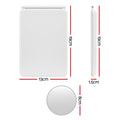 Embellir Portable Makeup Mirror 10x Magnification LED Lights Rechargeable White