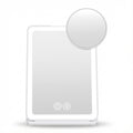 Embellir Portable Makeup Mirror 10x Magnification LED Lights Rechargeable White