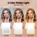 Embellir Portable Makeup Mirror 10x Magnification LED Lights Rechargeable White