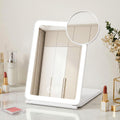 Embellir Portable Makeup Mirror 10x Magnification LED Lights Rechargeable White