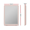 Embellir LED Makeup Mirror Portable Foldable Travel Pink Compact