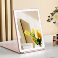 Embellir LED Makeup Mirror Portable Foldable Travel Pink Compact