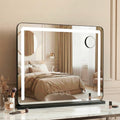 Embellir Hollywood Makeup Mirror 60x50cm LED Light Tabletop Black