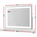 Embellir Makeup Mirror 80x58cm 360 Rotatable Vanity Light Strip