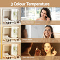Embellir Makeup Mirror 80x58cm 360 Rotatable Vanity Light Strip