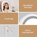 Embellir Makeup Mirror 35x45cm LED Light 5x Magnification White Arch