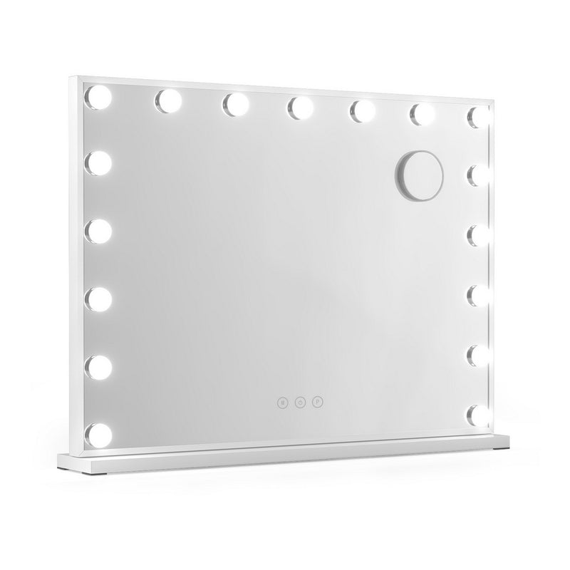 Embellir Hollywood Vanity Mirror 80x58cm LED Lights Tabletop Wall