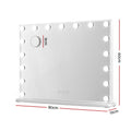 Embellir Hollywood Vanity Mirror 80x58cm LED Lights Tabletop Wall