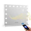 Embellir Bluetooth Makeup Mirror 80x58cm LED Hollywood Vanity Wall