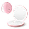 Embellir LED Compact Mirror 1x 10x Magnification Round Pink Travel