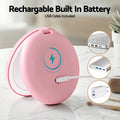 Embellir LED Compact Mirror 1x 10x Magnification Round Pink Travel