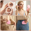 Embellir LED Compact Mirror 1x 10x Magnification Round Pink Travel