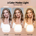 Embellir LED Compact Mirror 1x 10x Magnification Pocket Pink