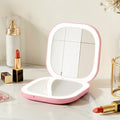 Embellir LED Compact Mirror 1x 10x Magnification Pocket Pink