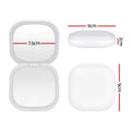 Embellir LED Compact Mirror 10x Magnification Travel Makeup White