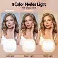 Embellir LED Compact Mirror 10x Magnification Travel Makeup White