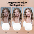 Embellir LED Compact Mirror 10x Magnification Travel Makeup White