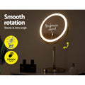 Embellir Makeup Mirror 20x20cm 10X Magnification LED Light Tabletop