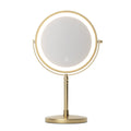 Embellir 10X Magnifying Lighted Makeup Mirror Gold Tabletop